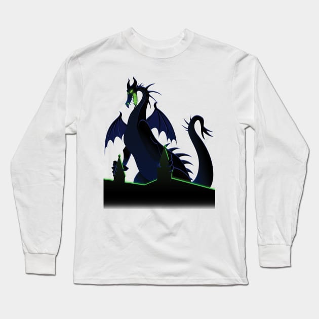 Rage of Maleficent Long Sleeve T-Shirt by AmyMinori